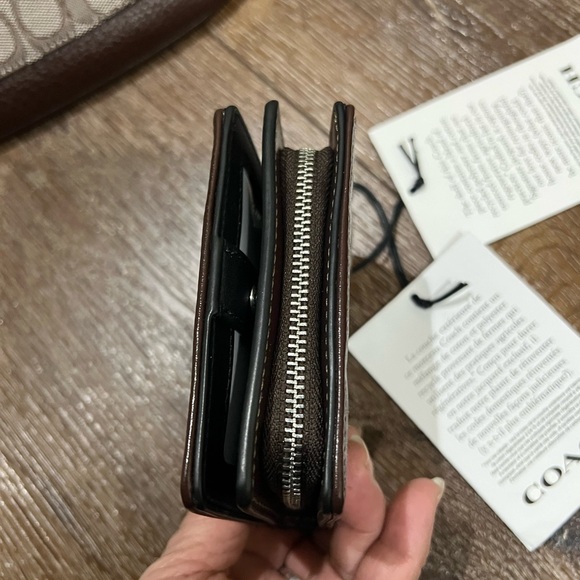 NWT coach warren fanny pack belt bag brown with wallet, 2 total - Picture 13 of 16